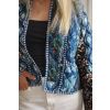 Patchwork bundička DARK BLUE - vel. XL (var. 2)