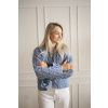 Patchwork bundička DARK BLUE - vel. XL (var. 2)