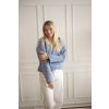 Patchwork bundička DARK BLUE - vel. XL (var. 3)