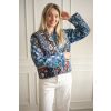 Patchwork bundička DARK BLUE - vel. XL (var. 3)