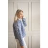 Patchwork bundička DARK BLUE - vel. XL (var. 3)