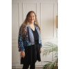 Patchwork bundička DARK BLUE - vel. XXL (var. 4)