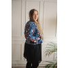 Patchwork bundička DARK BLUE - vel. XXL (var. 4)