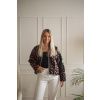 Patchwork bundička BLACK - vel. XL (var. 1)