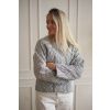 Patchwork bundička BLACK - vel. XL (var. 1)