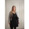 Patchwork bundička BLACK - vel. XXL (var. 2)