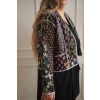Patchwork bundička BLACK - vel. XXL (var. 2)