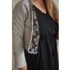 Patchwork bundička BLACK - vel. XXL (var. 2)