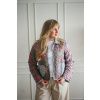 Patchwork bundička GREY - vel. L