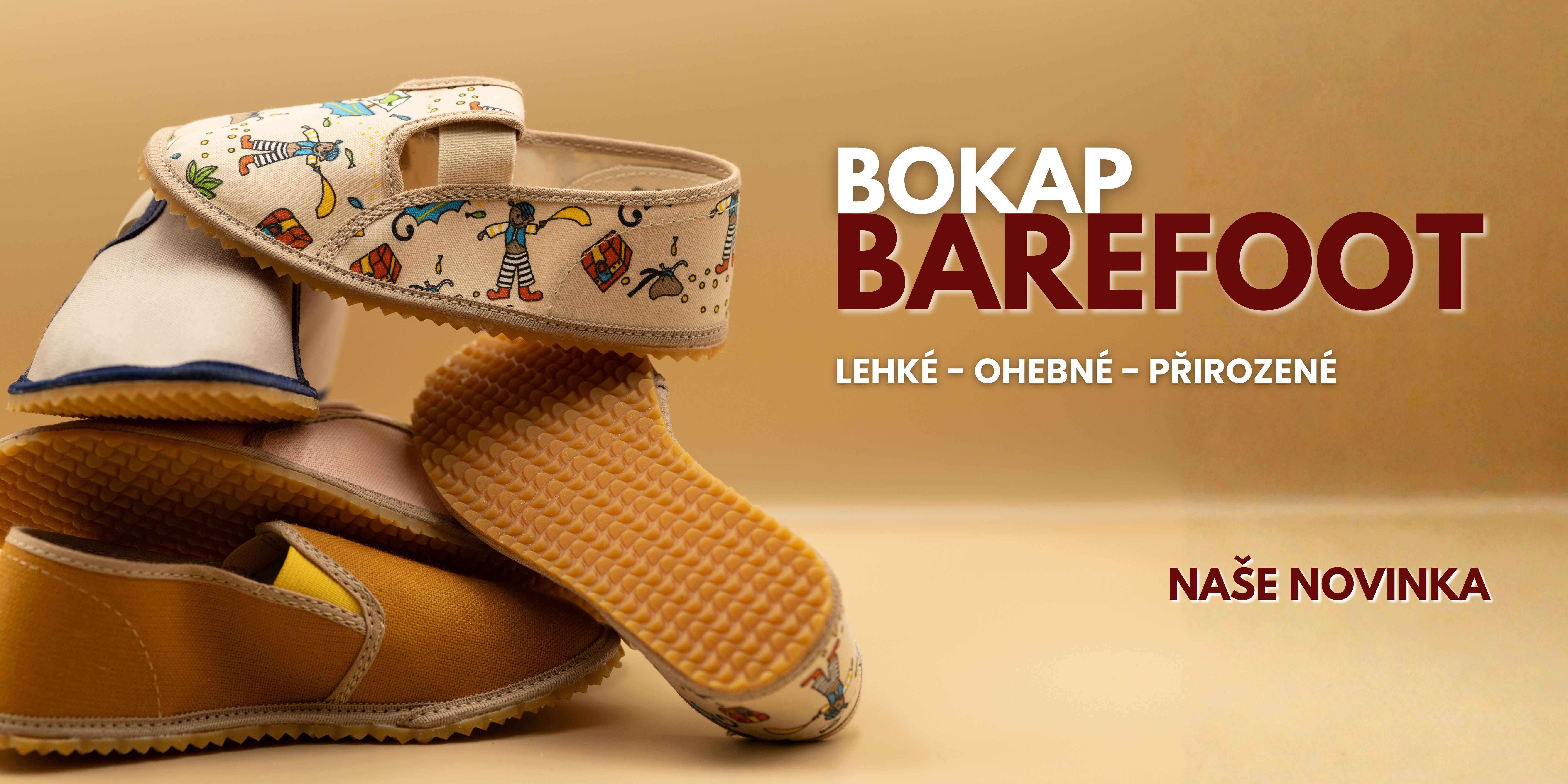 Bokap dětské barefoot bačkory