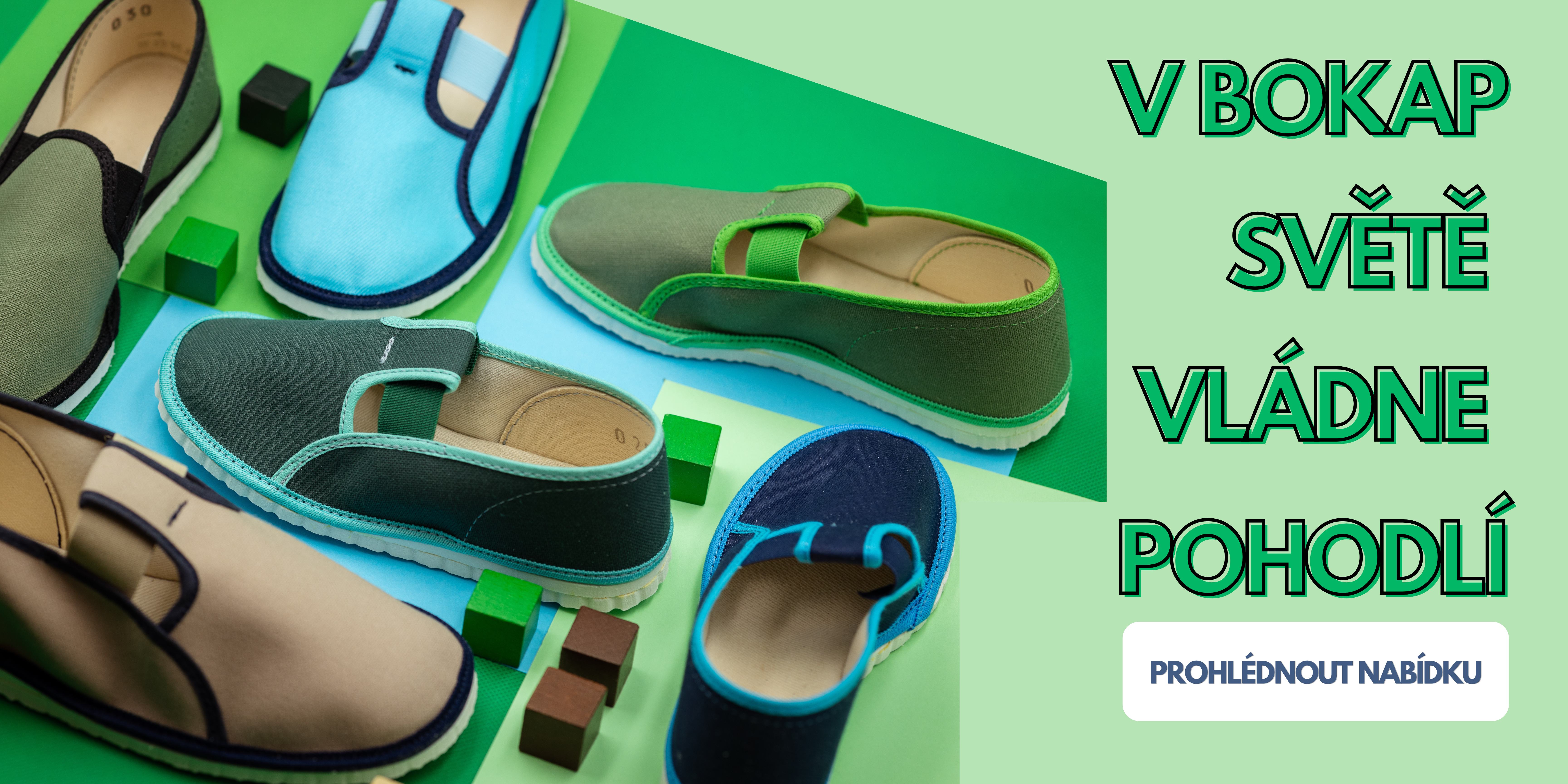 Jednobarevné dětské bačkory