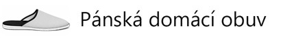 Pánská domácí obuv