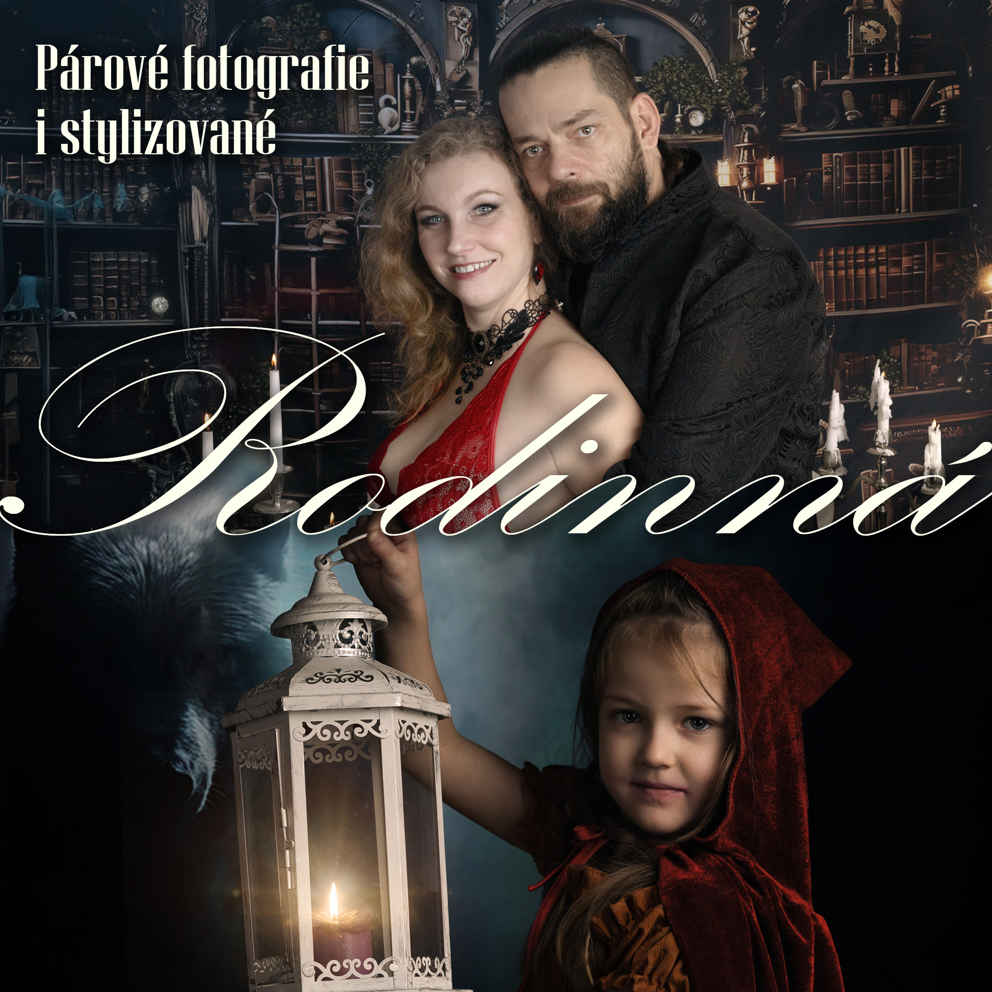 Portrét páru a dítěte, Bolda Photo, Fotograf z Hradce Králové