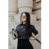 Crop top DARK GREY