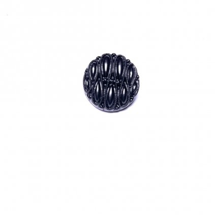Knoflík černý ozdobný 20 mm