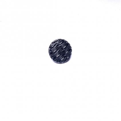 Knoflík černý ozdobný 15 mm