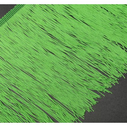 Třásně 20 cm extrémně husté světle zelené