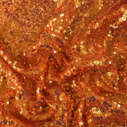 Flitrová látka oranžová