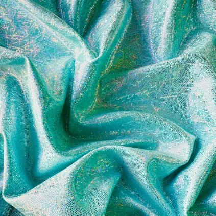 Hologramová plavkovina v mentolové barvě