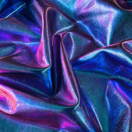 Hologramová perleťová modrá  plavkovina