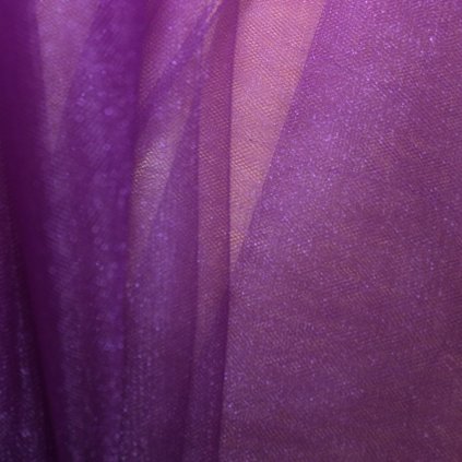 Tyl fialový třpytivý