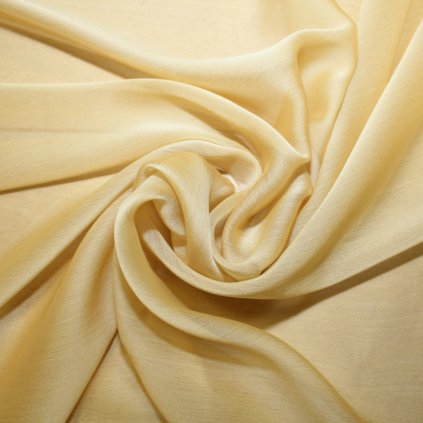 Šifon světle zlatý