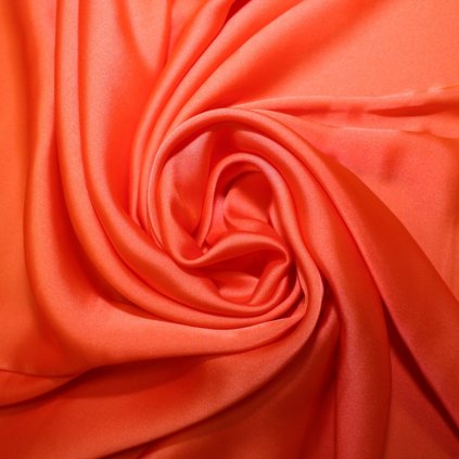 Satén prádlový oranžový