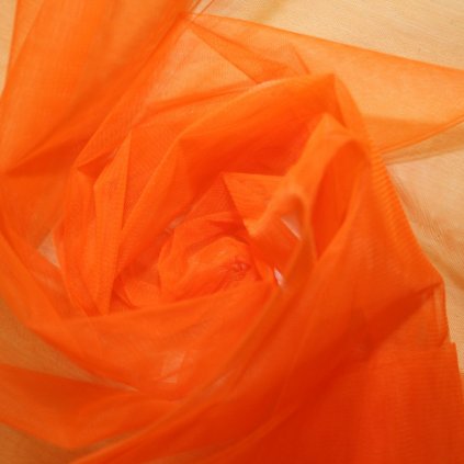 Tyl spodničkový oranžový