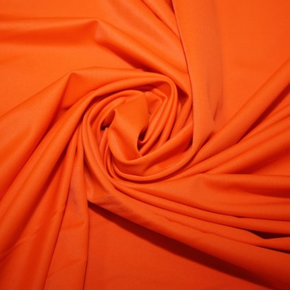 Lycra jednobarevná oranžová