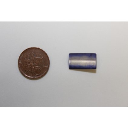 Knoflík modro šedý