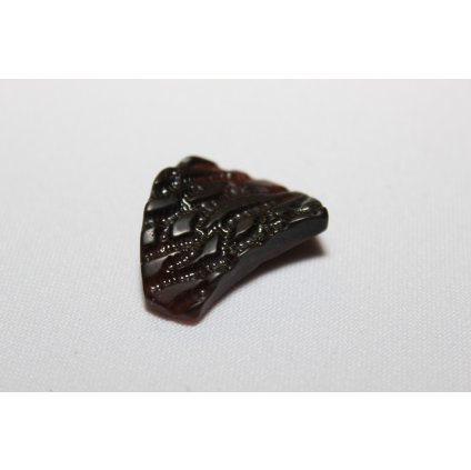 Knoflík ozdobný hnědý