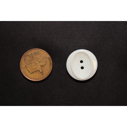 Knoflík ozdobný smetanový