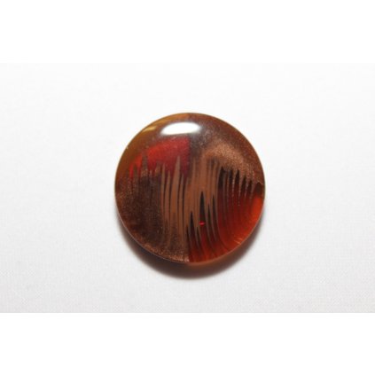 Knoflík ozdobný hnědý