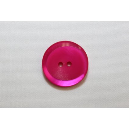 Knoflík ozdobný svítivě růžový