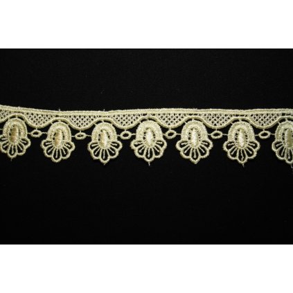 Krajka světle žlutá