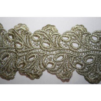 Krajka světle zlatá