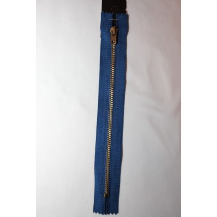 Zip džínový modrý 20cm