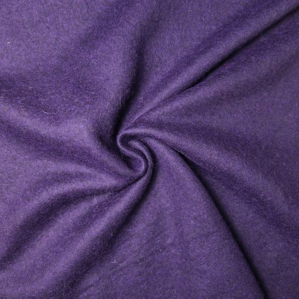 Kabátovina tmavě fialová melírovaná