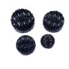 Knoflík černý ozdobný 29 mm