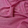 Viskózový úplet s lurexem fuchsiový