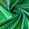Lesklá zelená plavkovina s čtvrečkovým vzorem