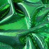 Lesklá zelená plavkovina s čtvrečkovým vzorem