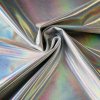 Hologramová perleťová bílostříbrná plavkovina