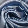 Satén krepový modrý