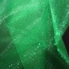 Spodničkový tyl středné silný lesklý zelený