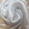 Organza bílošedá