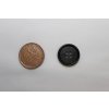 Knoflík pánský černý