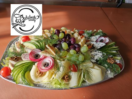 Obložená mísa se salátem 1 kg