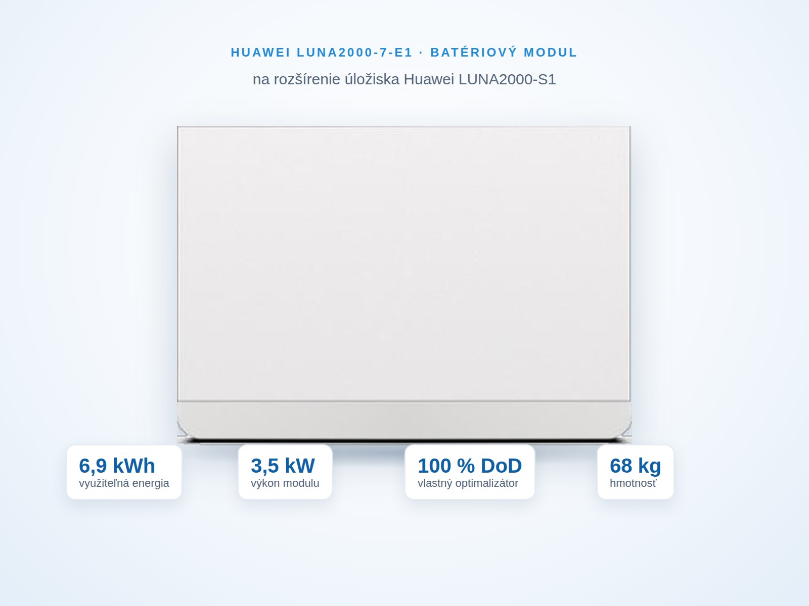 Batériový modul Huawei LUNA2000-7-E1 – 6,9 kWh