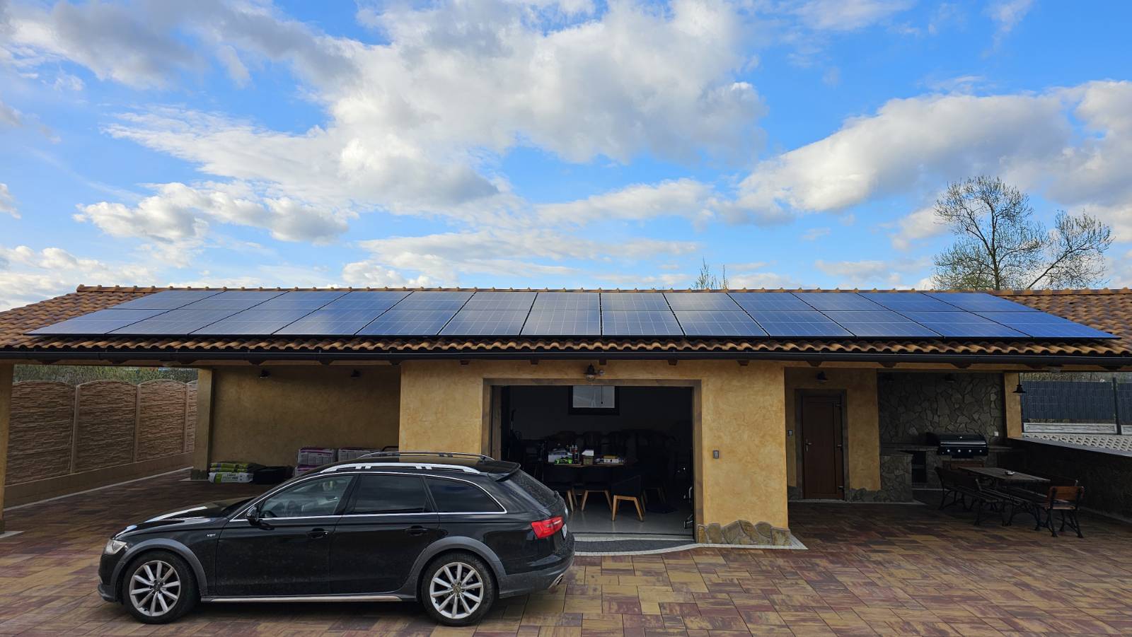 Batériový systém a menič po realizácii